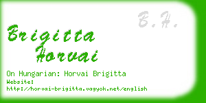 brigitta horvai business card